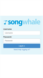 Mobile Screenshot of my.songwhale.com